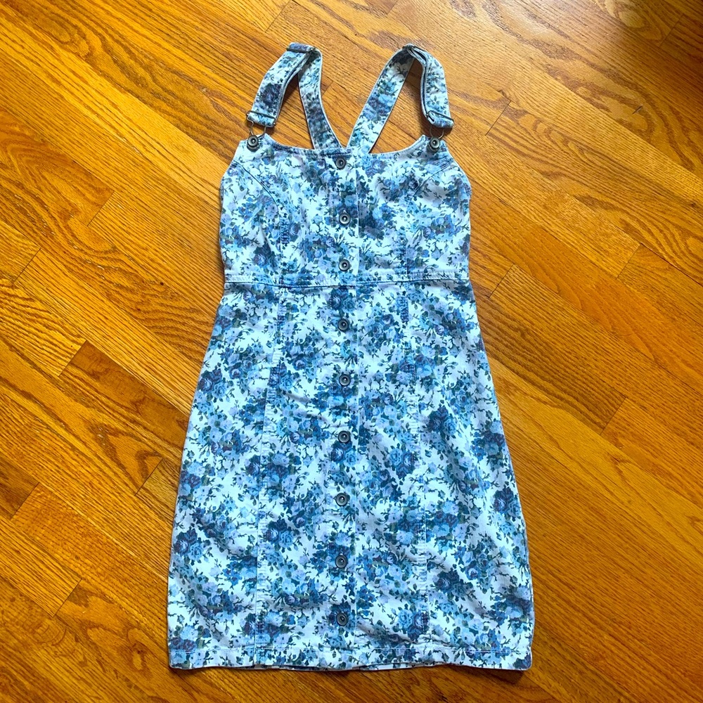 Kimchi Blue mini overall dress